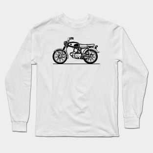 S90 Motorcycle Sketch Art Long Sleeve T-Shirt